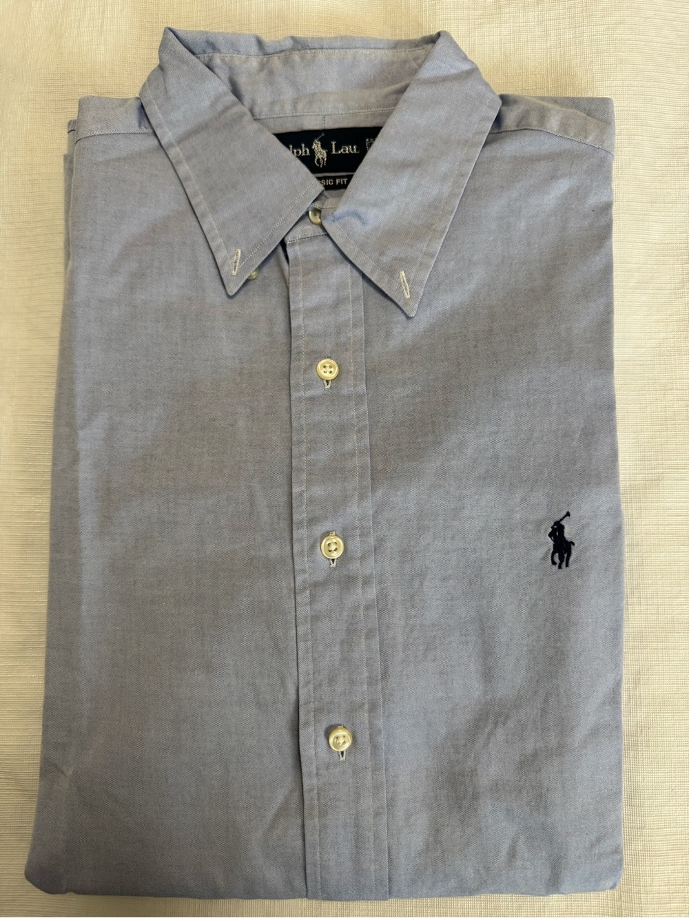 Ralph Lauren Blue Casual Button Down Shirt